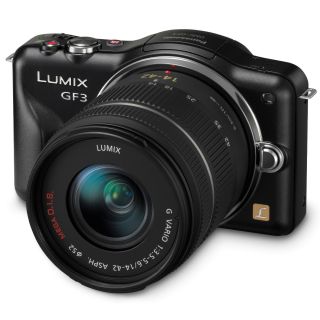 Panasonic LUMIX DMC GF3K 12.1 MP Digital Camera   Black (Kit w/ ASPH