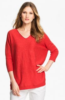 Eileen Fisher V Neck Slub Tunic