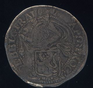 NETHERLANDS HOLLAND Lion Daalder Utrecht 1617 large silver coin