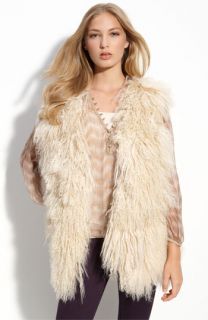 What Goes Around Comes Around Dickinson Genuine Shearling Vest