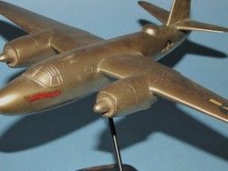 RARE Vintage WWII USAF MARTIN B 26 MARAUDER Bronzart Desktop Model
