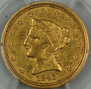  Small D Liberty $2 50 Gold Coin PCGS XF 45 Dahlonega Mint