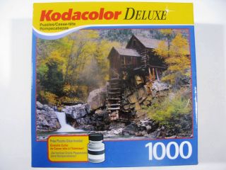 Crystal River Colorado Kodacolor Kodak 1000 Piece Jigsaw Puzzle Cabin