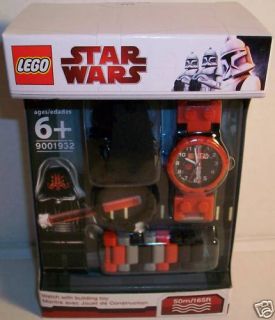 Lego Star Wars Darth Maul Watch Minifigure Set Brand New