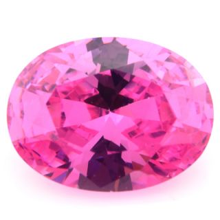 Oval Cut 18 13mm Pink Cubic Zirconia Russia Loose CZ Stone
