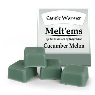 Melt EMS Scented Tart Cucumber Melon Wax Bars Use w Scentsy Yankee Oil