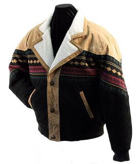 Dakota Leather Co ® Navajo Style Suede Leather Jacket New s M 3XL