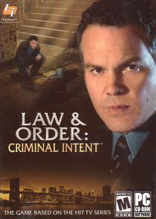 Law Order Criminal Intent Adventure PC Game New Box 020626723435
