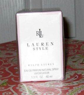 Ralph Lauren  Lauren Style EDP Spray 1 3 FL oz SEALED New in Box