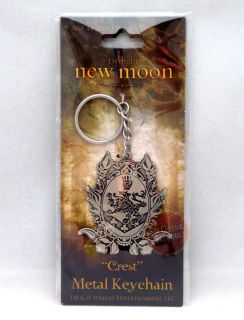 new moon metal keychain cullen crest brand new sealed
