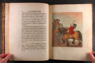 1808 William Bunbury Horse Riding Satire w Beautiful Color Plates Gilt