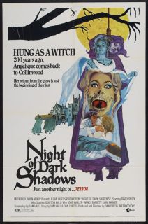 Night of Dark Shadows David Selby Horror Movie Poster