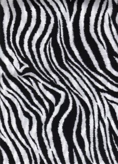  Zebra Black White Curtain Window Valance