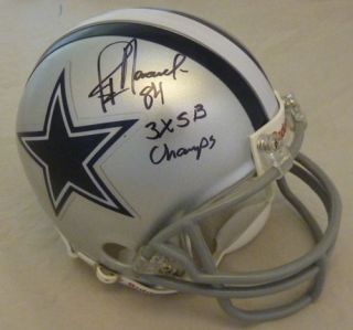 Jay Novacek Autographed Signed Dallas Cowboys Mini Helmet w 3X Champs