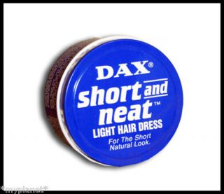 DAX WAX BLUE SHORT & NEAT LIGHT HAIR DRESS FOR SHORT NATURAL LOOK 99g