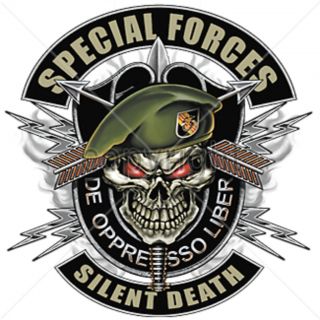  Silent Death T Shirt Military Skull de Oppresso Liber Wild Tee