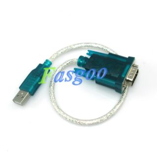 USB to RS232 Serial 9 Pin RS 232 DB9 Cable Cord Adapter