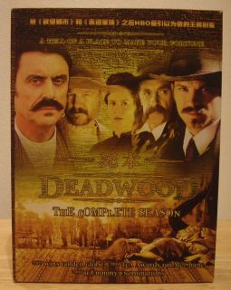 Deadwood Complete Season Series 19 Disc DVD Box Set Seasons 1 2 3 Like