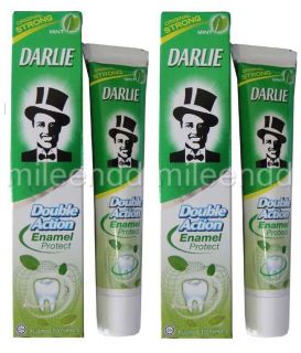 DARLIE 2X 90G DOUBLE ACTION ENAMEL PROTECT STRONG MINT FLUORIDE