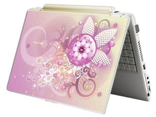 Bundle Monster Mini Netbook Laptop Notebook Skin Decal Pink Chaos