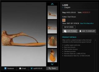  Gwen Stefani $190 Dagan Flat Leather Sandal Tan Beige 7.5