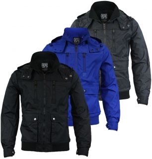  Jones Sagitar Mens Designer Jacket in Black Blue or Dark Grey