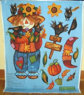 Daisy Kingdom Harvest Scarecrow Fabric Panel