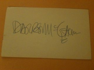 Darren McGavin D 2006 Actor Signed Cut Autograph