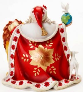 2010 Enesco Artist Gallery Santa Animals Gift of Peace