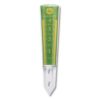 JOHN DEERE RAIN GAUGE MEASURES UP TO 4 INCHES OF RAIN OVERALL SIZE IS