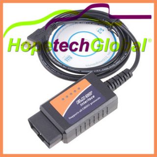 USB ELM327 Fault Code E OBD 2 Scanner Live DAT V1 4