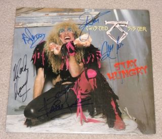 Twisted Sister Dee Snider Signed LP Album Autograph Look Very RARE