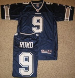 Dallas Cowboys Tony Romo Sewn NFL Jersey Blue Size XL