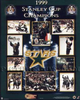 Dallas Stars 1999 Stanley Cup Championship Picture Plaque