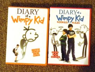 lot of 2 diary of a wimpy kid dvd s
