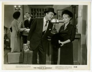 Movie Still Tony Martin Gloria DeHaven Two Tickets to Broadway 1951