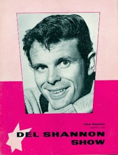 DEL SHANNON / GERRY & THE PACEMAKERS 1963 U.K. TOUR CONCERT PROGRAM