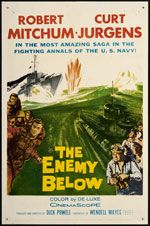 The Enemy Below 1961 Original U s One Sheet Movie Poster