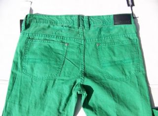  Buffalo Evan super slim Kelly Green jeans by David Bitton. Size 36