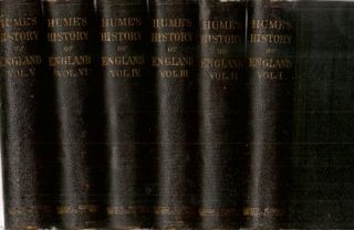 RARE 1876 6 Volume Set David Hume History of England Julius Caesar