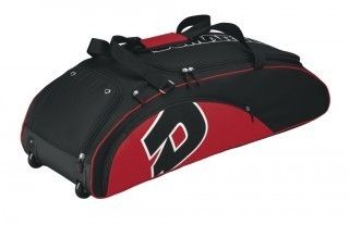 NEW DEMARINI Youth Wheeled Roller Bat Bag On Wheels WTA9417 RED
