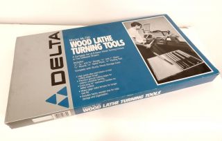 Delta 8 Pc. Wood Lathe Turning Tools Model 46 730 Chisels Set