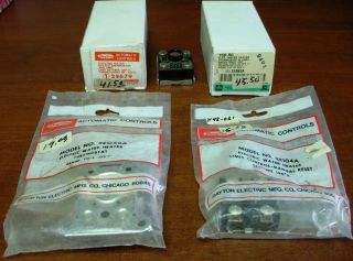 WATER HEATER THERMOSTATS & LIMIT SWITCH LOT OF 5 NEW DAYTON & WHITE