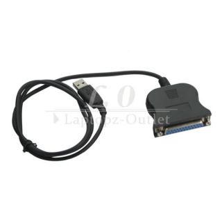 New USB to IEEE 1284 DB25 25 Pin Parallel Printer Adapter Cable