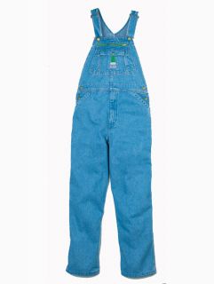 Walls Liberty Relaxed Washed Denim Bib Overalls