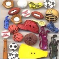 Buttons Galore Novelty Crafts Value Pack 50 Sports