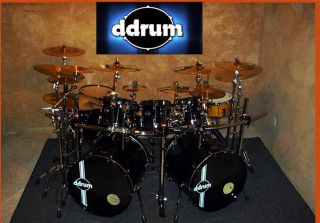 Ddrum Dominion Ash Drum Set 9 Pieces, Mint Condition PRICE LOWERED