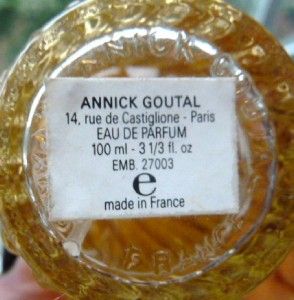  Goutal GARDENIA PASSION Eau de Parfum 3.4 OZ. Spray France *70% Full