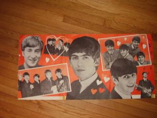 RARE Beatles Poster McCartney Dell 1960’s 52 x 18 Huge