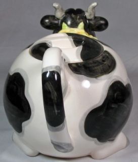 Cow with Lei of Flowers Teapot
